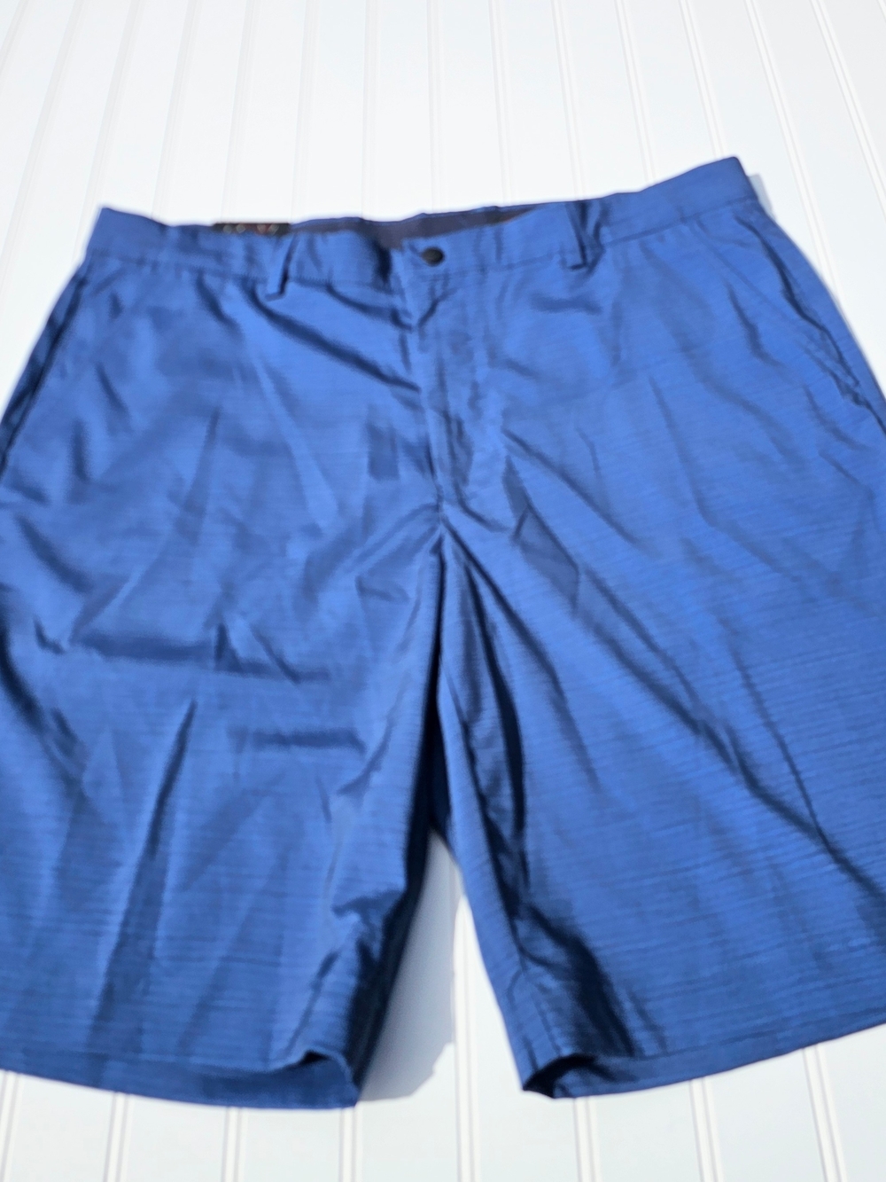Greg Norman Collection Men's Royal Blue Flat-Front Performance Shorts
